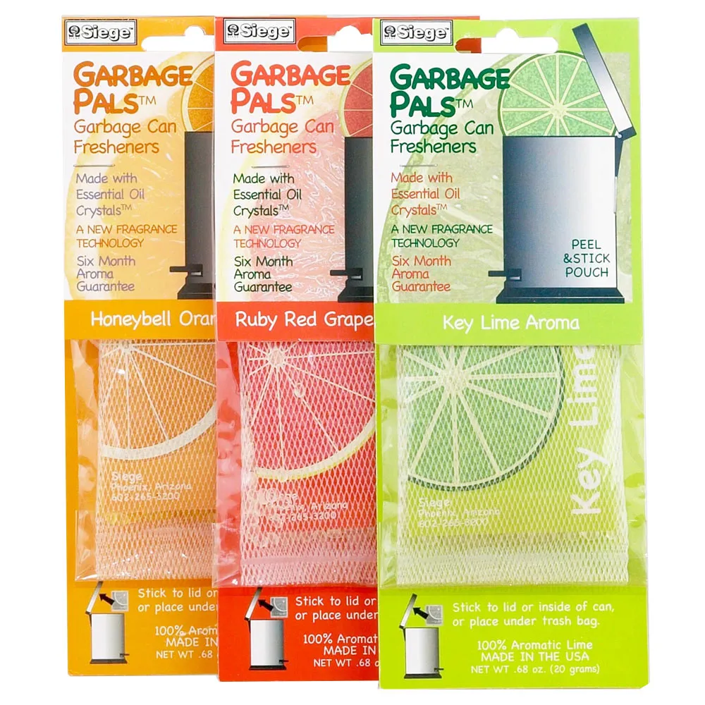 1 Siege Garbage Pals Can Freshener 6 Months Long Lasting Home Fresh Scent Aroma