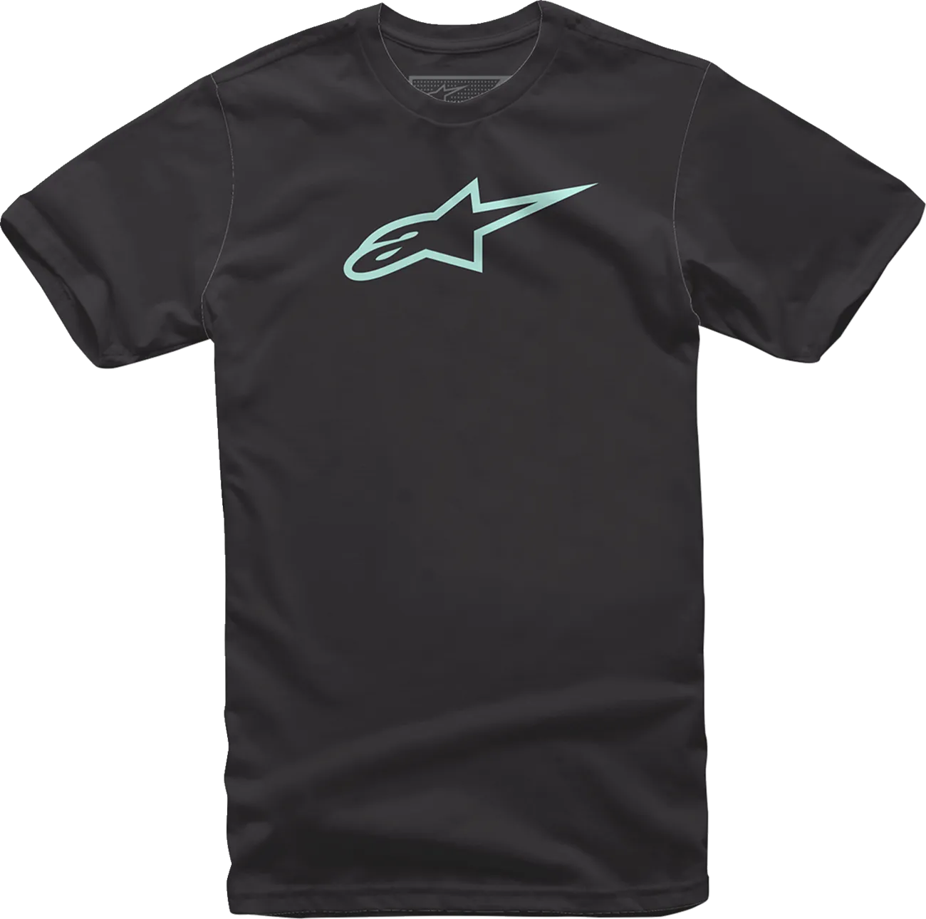 ALPINESTARS Ageless T-Shirt - Black/Mint - Medium 1032720301087M