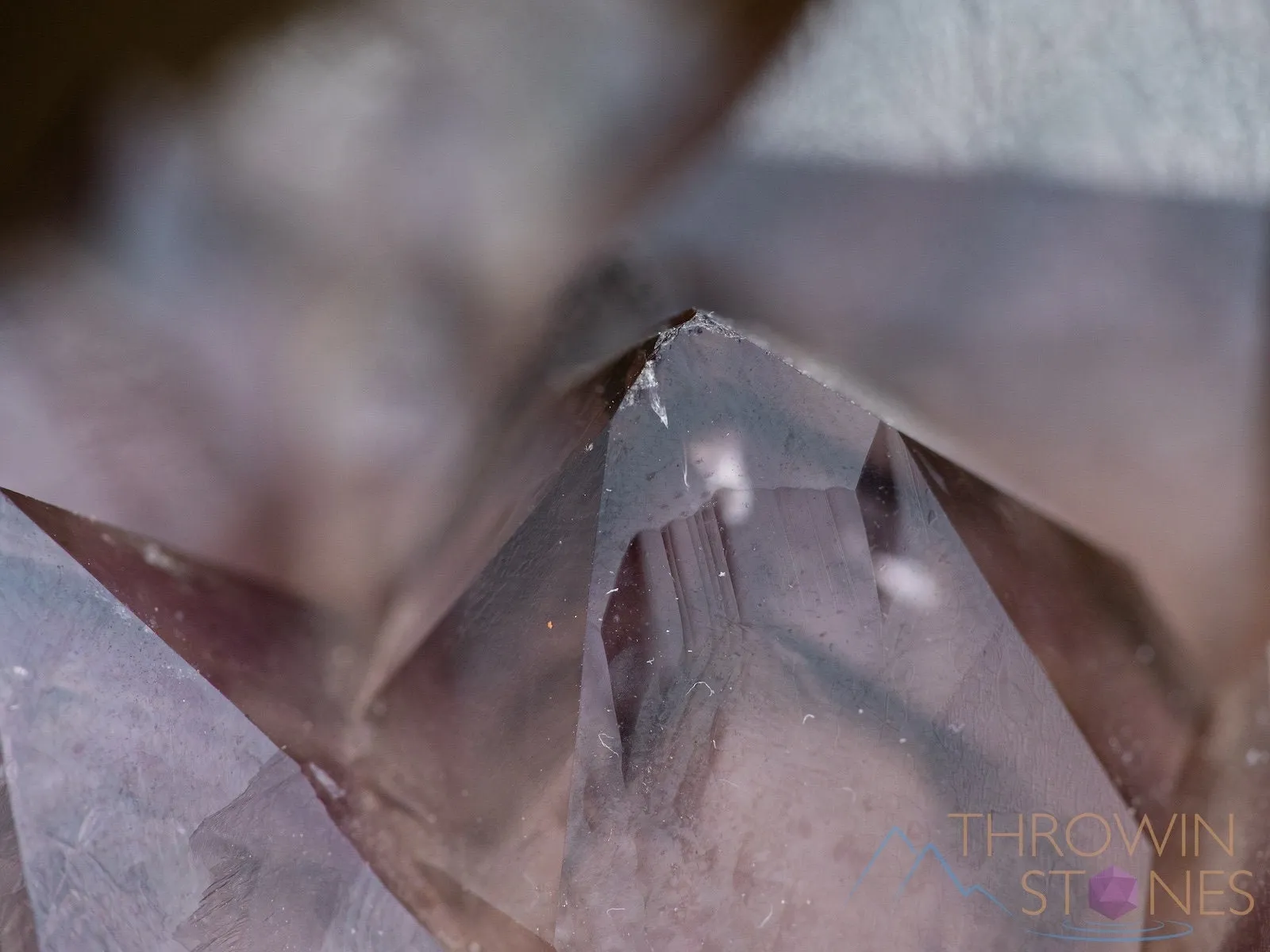 AMETHYST SMOKY QUARTZ Raw Crystal Cluster - Birthstone, Unique Gift, Home Decor, 39898