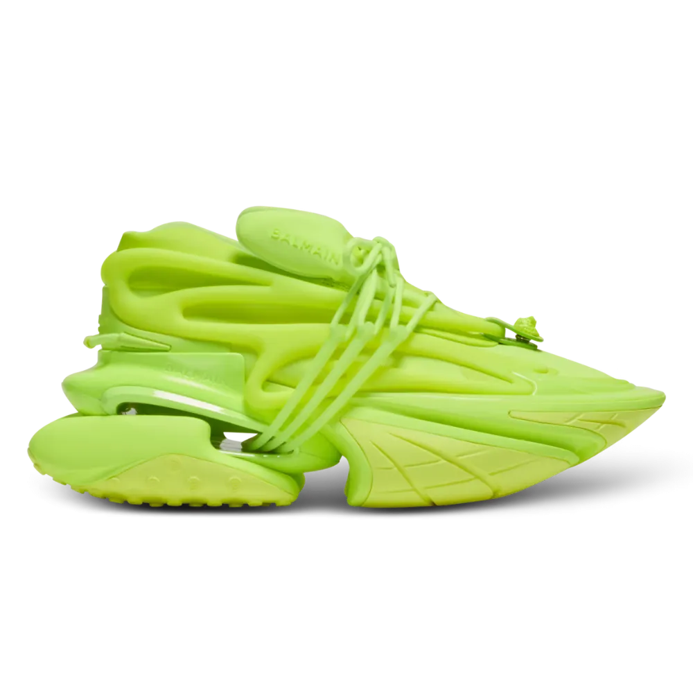 Balmain Unicorn Low-Top Neon Yellow