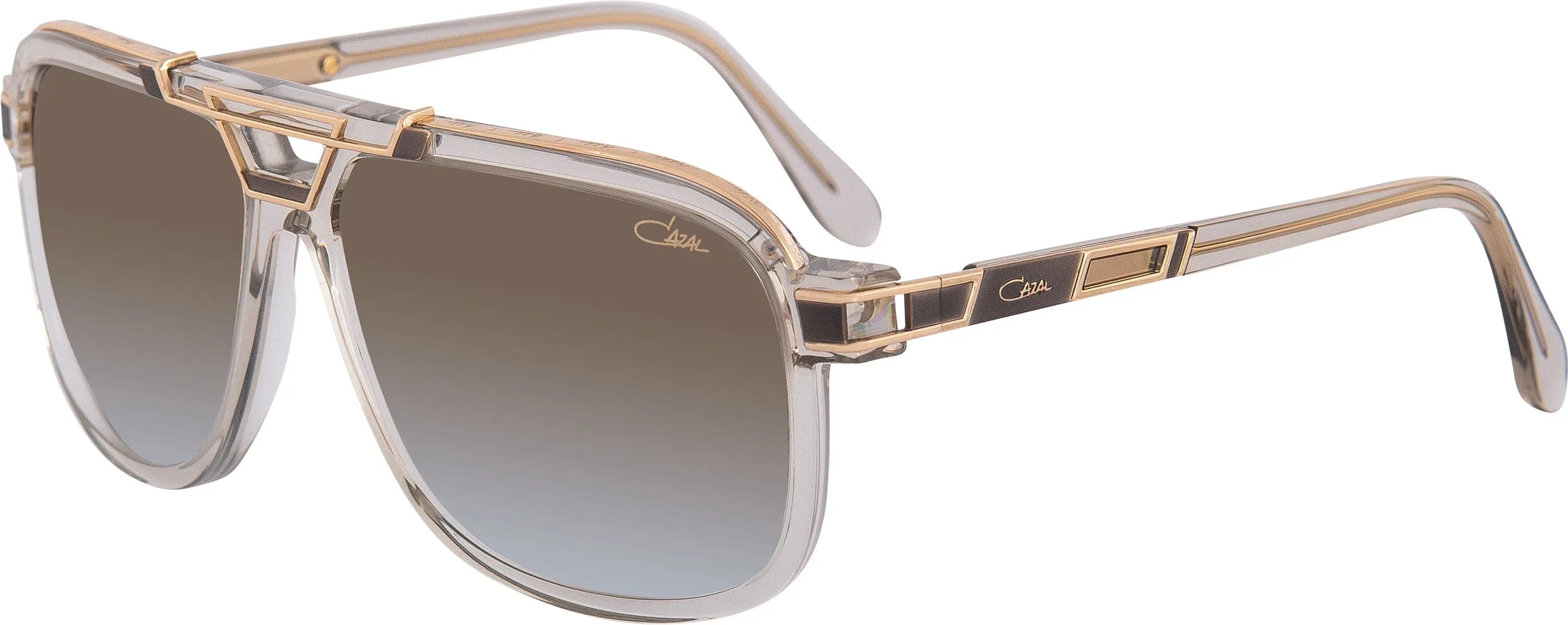 CAZAL  8044 003 Crystla gold/green gradient lens