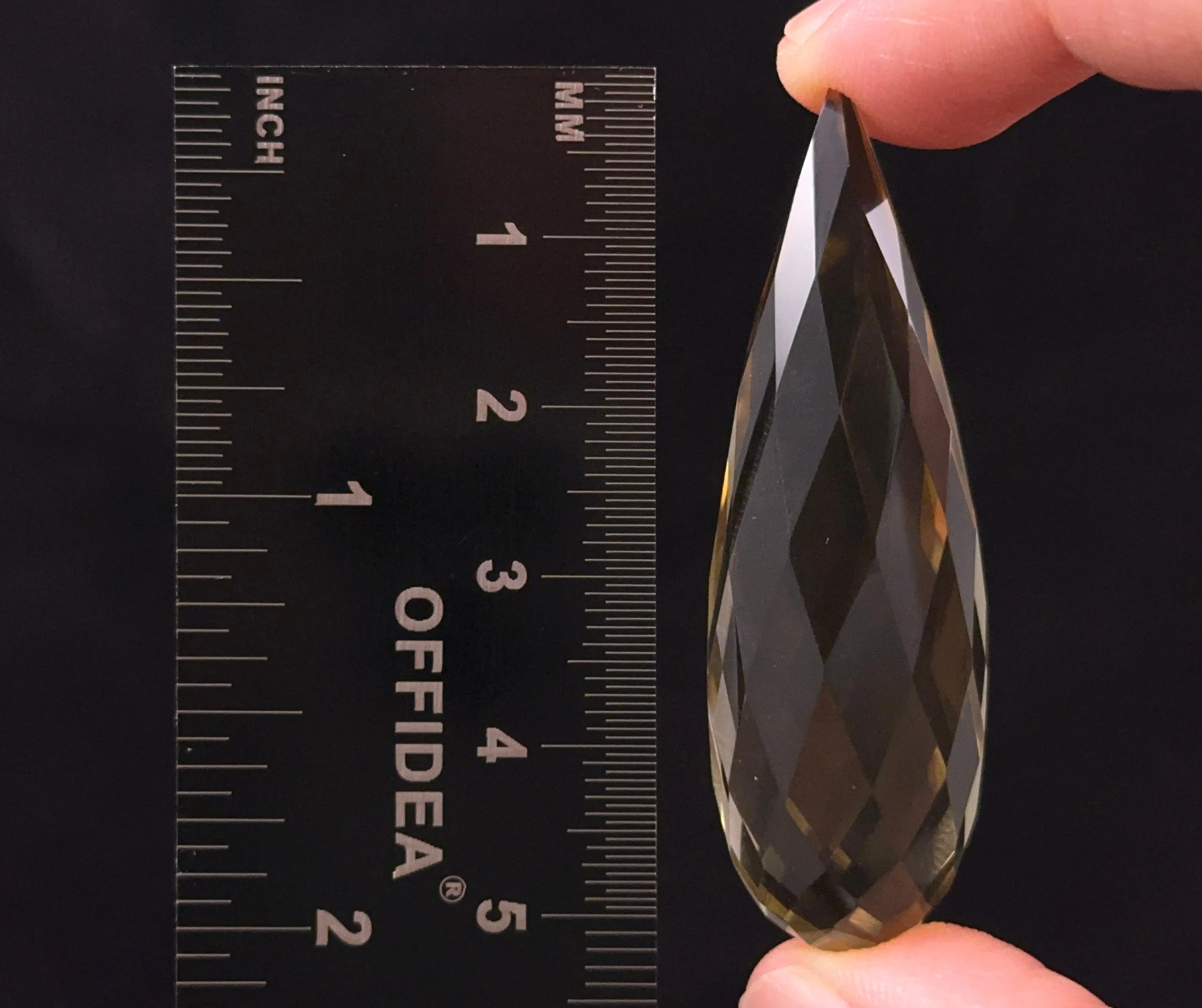 Faceted CITRINE Crystal - Crystal Carving, Birthstones, Gemstones, Unique Gift, Healing Crystals and Stones, 53649