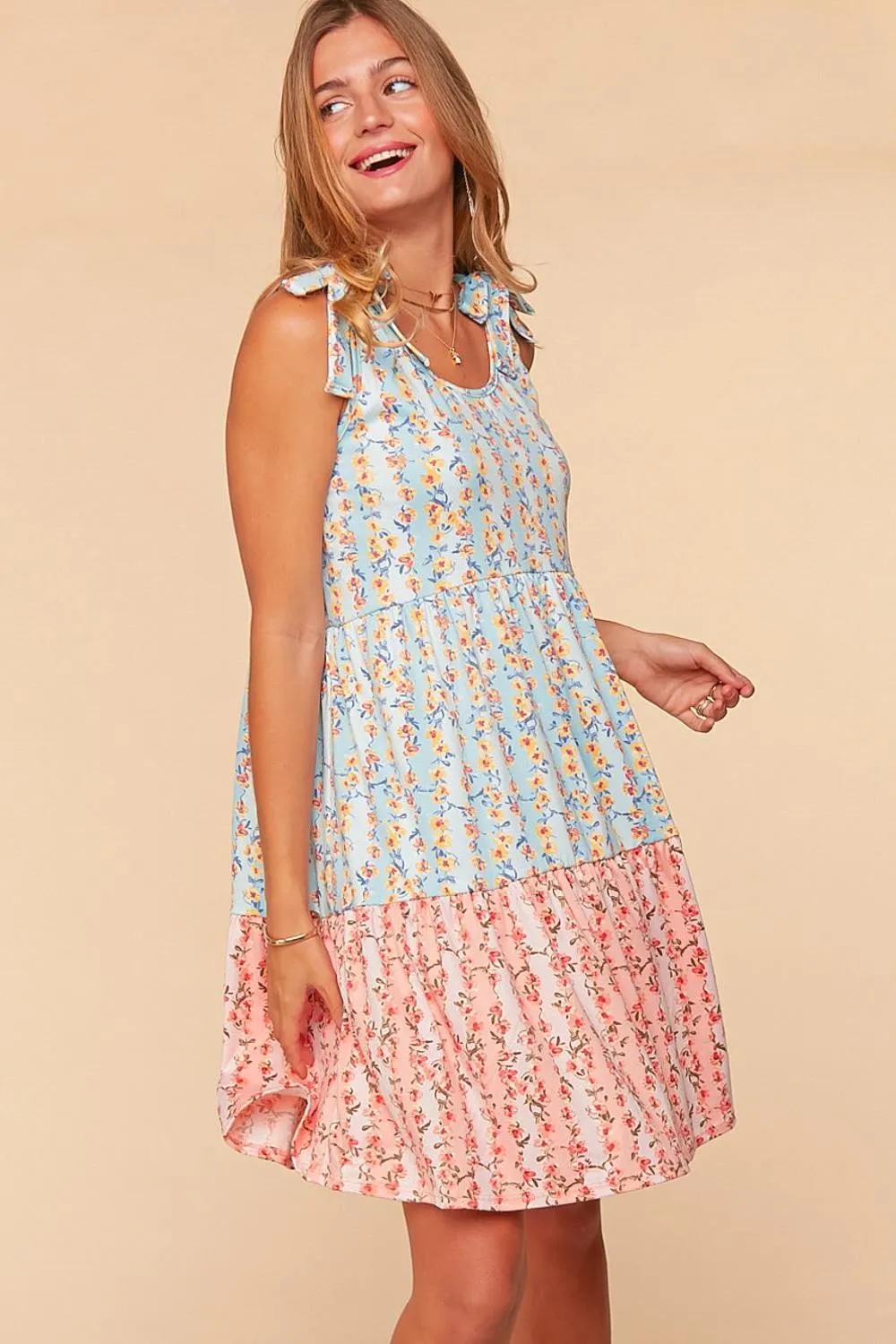 Floral Tiered Dress