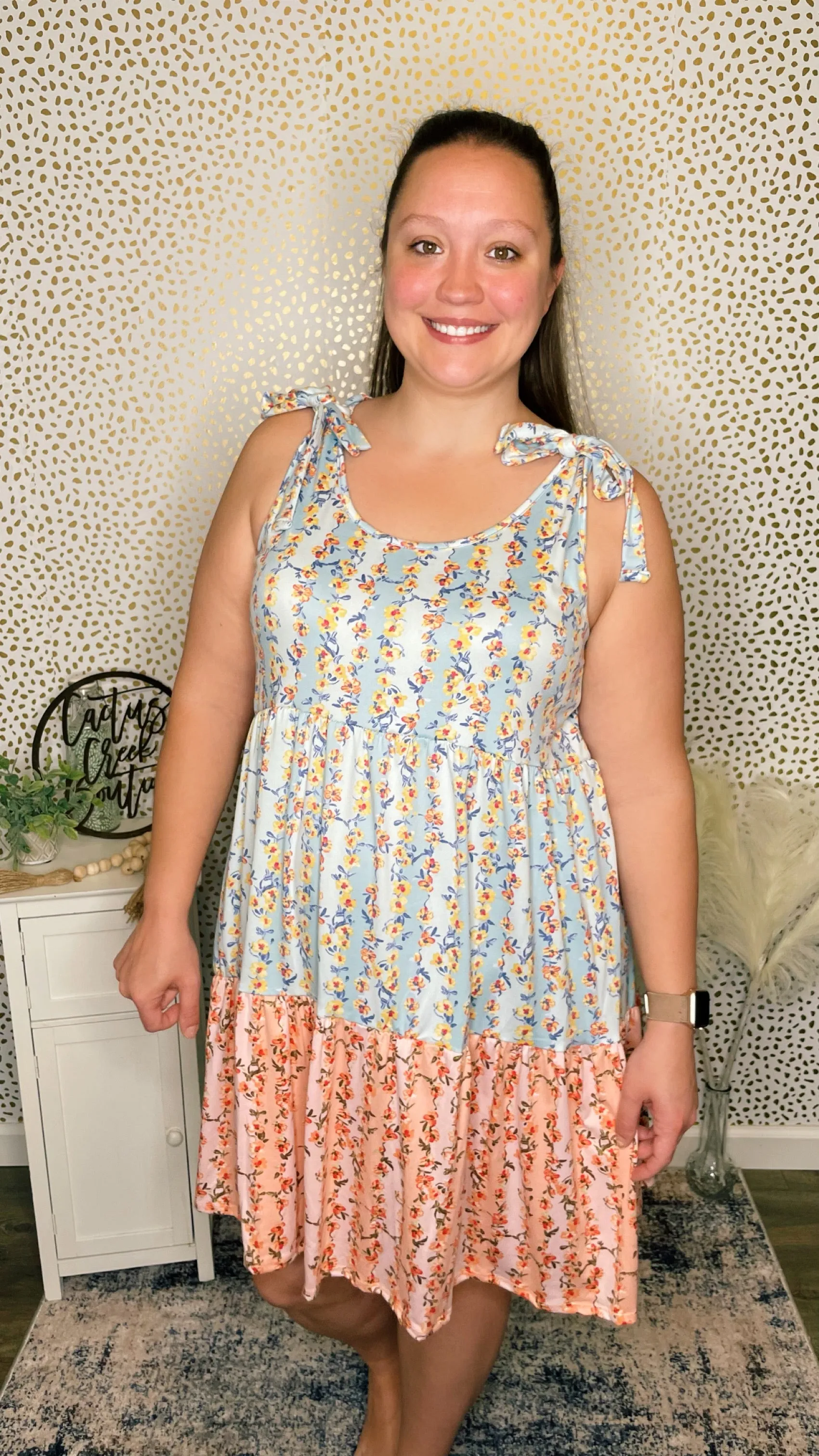 Floral Tiered Dress