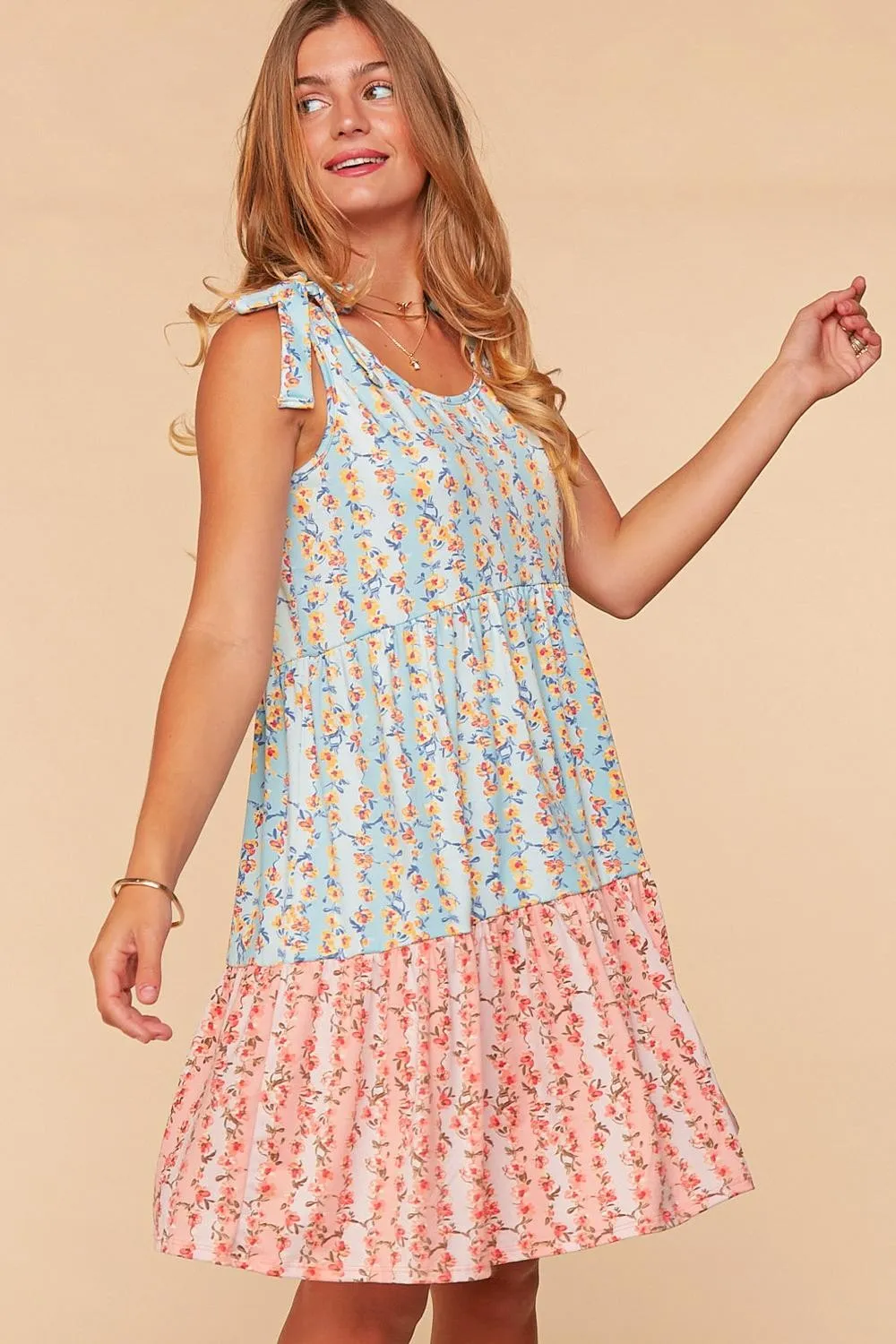 Floral Tiered Dress