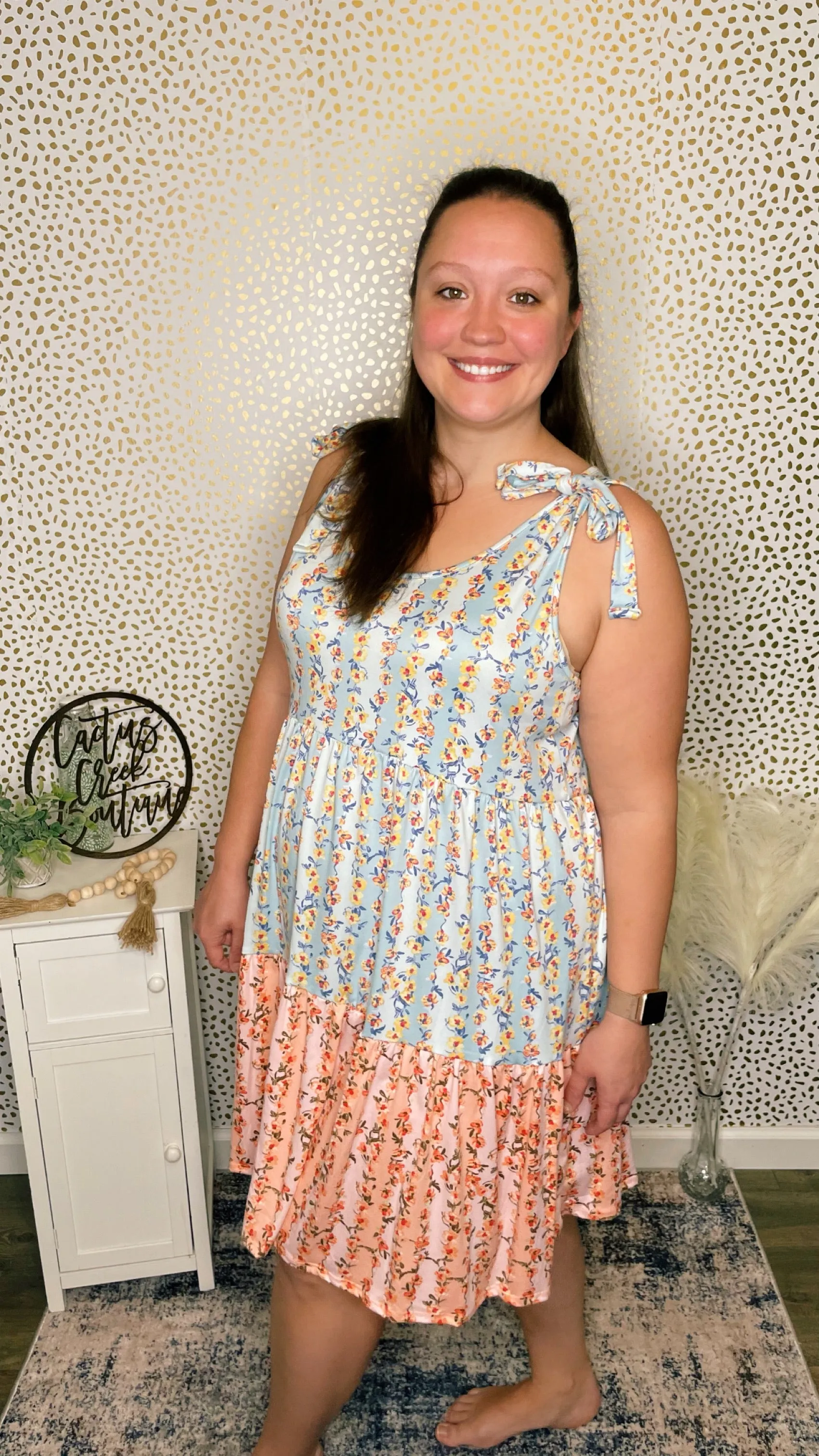 Floral Tiered Dress