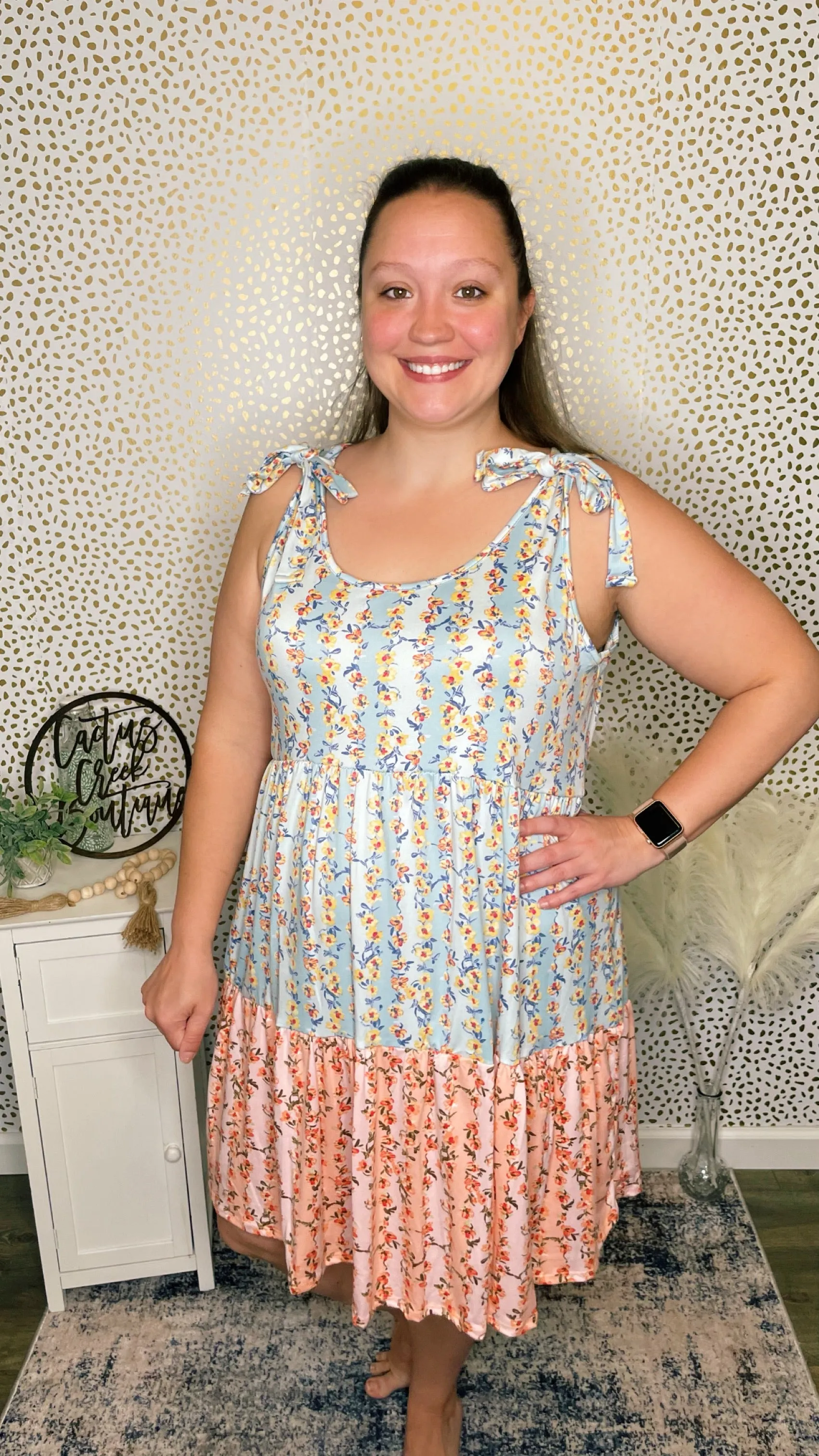 Floral Tiered Dress