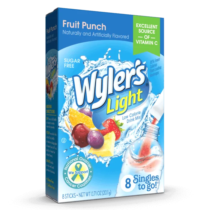Fruit Punch Sugar-Free Singles To Go Drink Mix