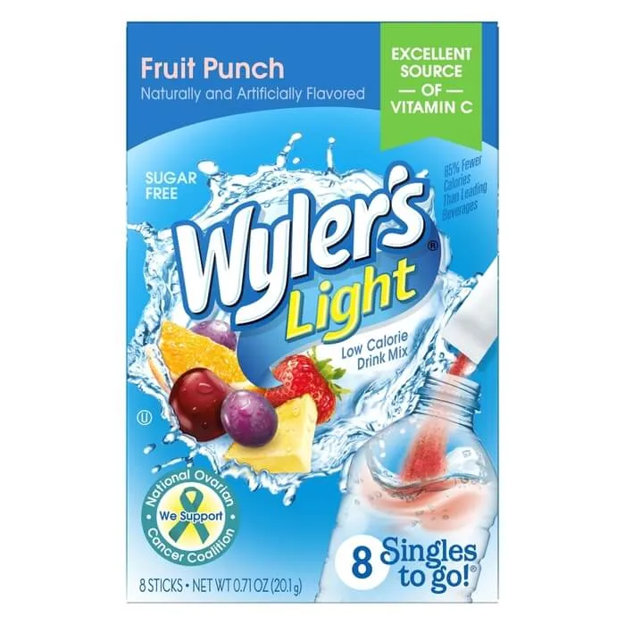 Fruit Punch Sugar-Free Singles To Go Drink Mix