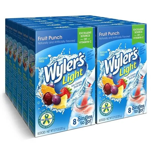 Fruit Punch Sugar-Free Singles To Go Drink Mix