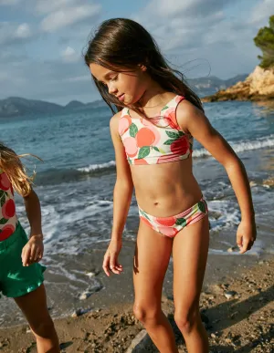 Fun Printed Bikini-Provence Dusty Pink Peaches