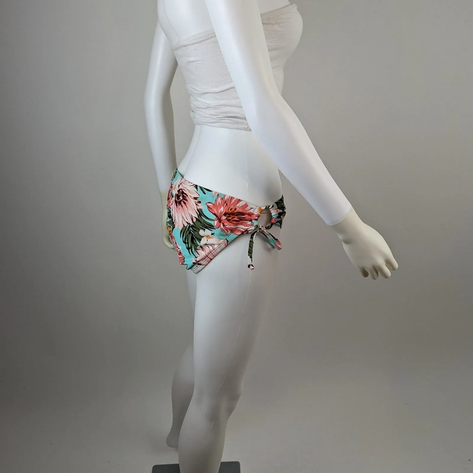 Kona Sol Floral Swimsuit Bottom L