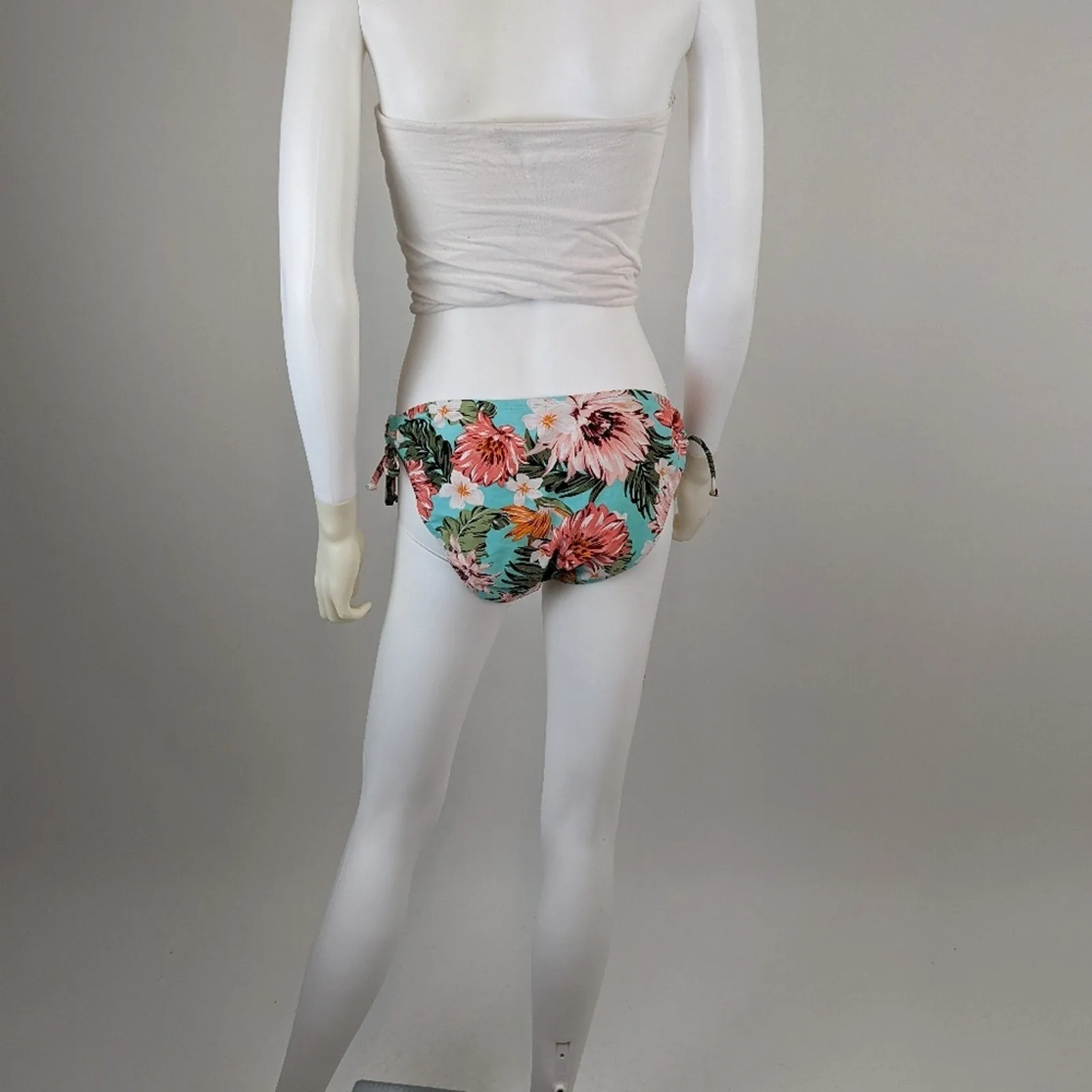 Kona Sol Floral Swimsuit Bottom L