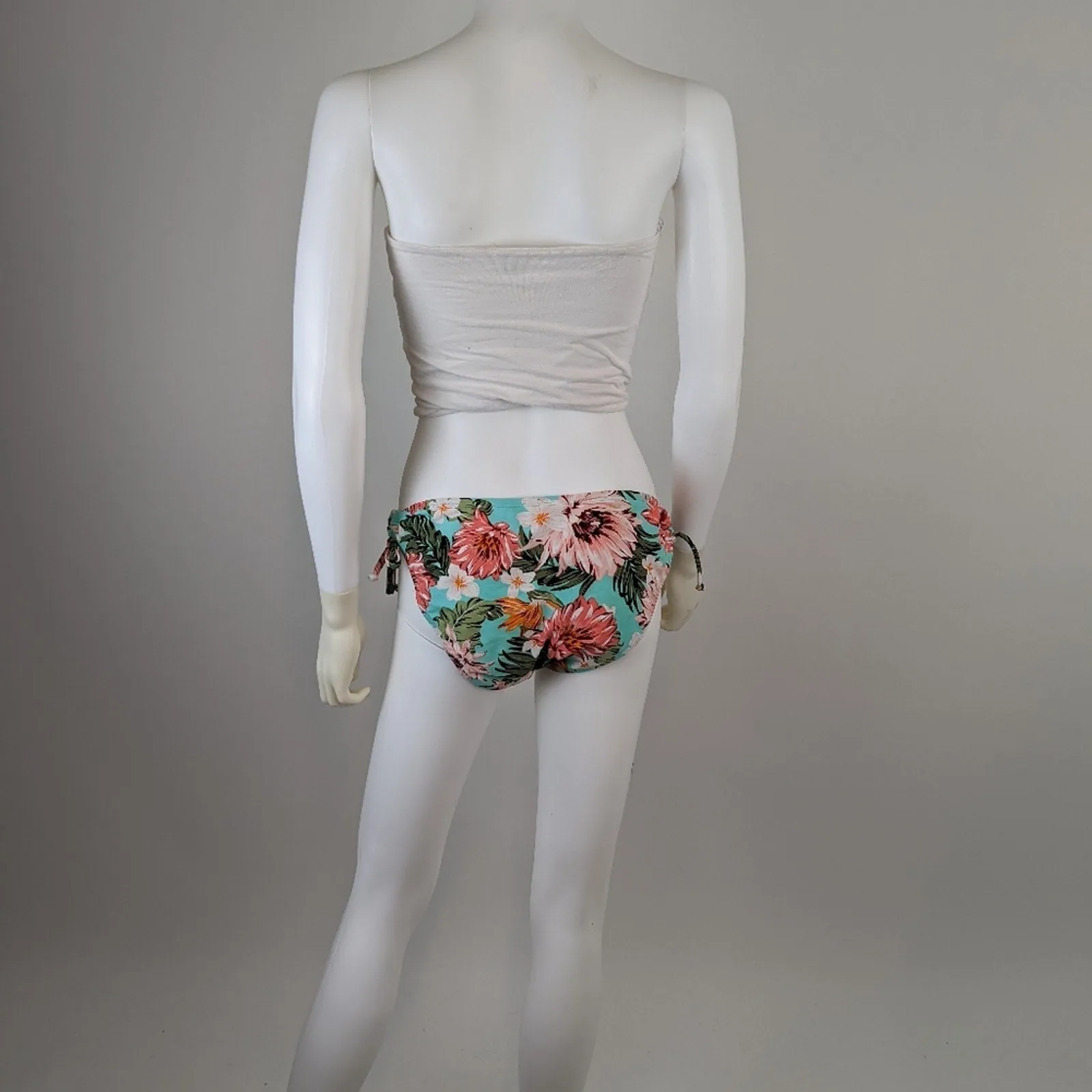 Kona Sol Floral Swimsuit Bottom L