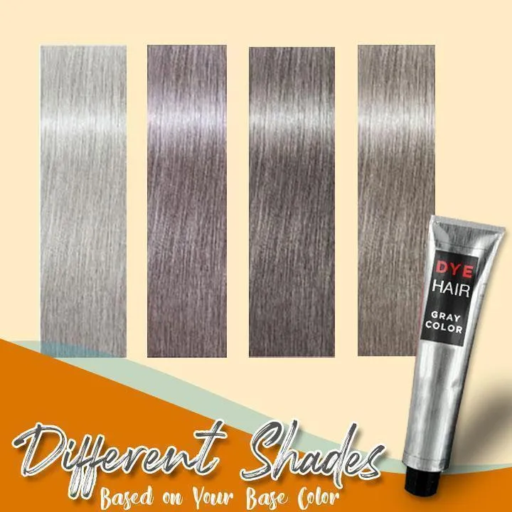 Long-Lasting Non-damaging Silver Gray Hair Cream