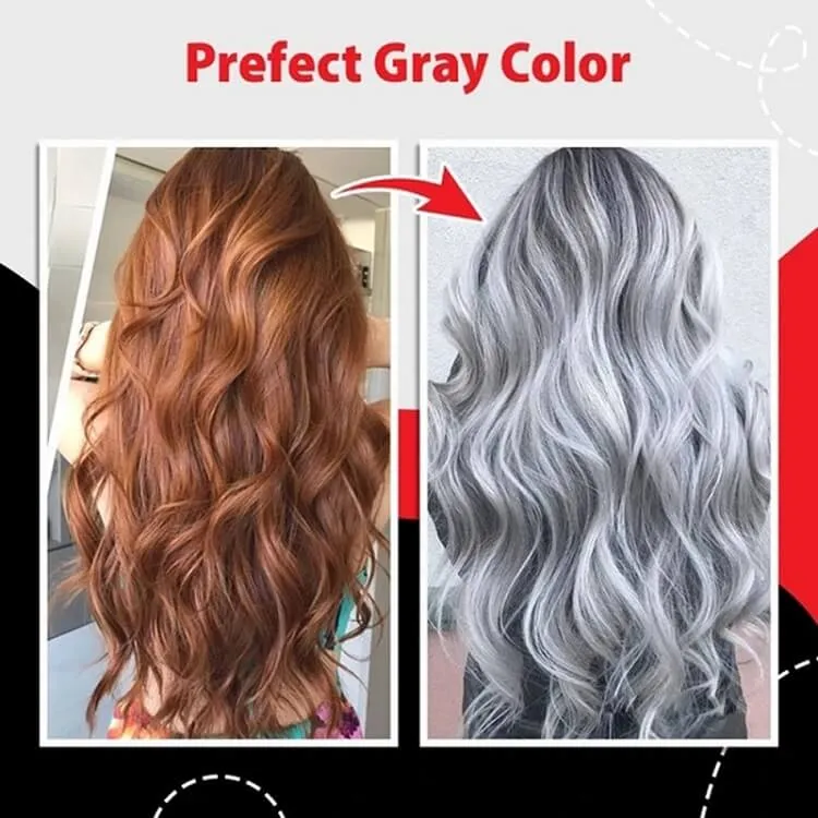 Long-Lasting Non-damaging Silver Gray Hair Cream