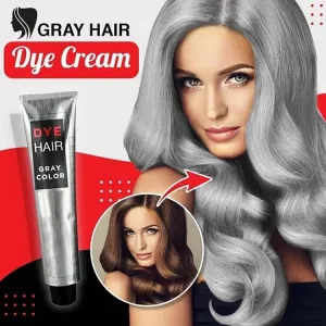 Long-Lasting Non-damaging Silver Gray Hair Cream
