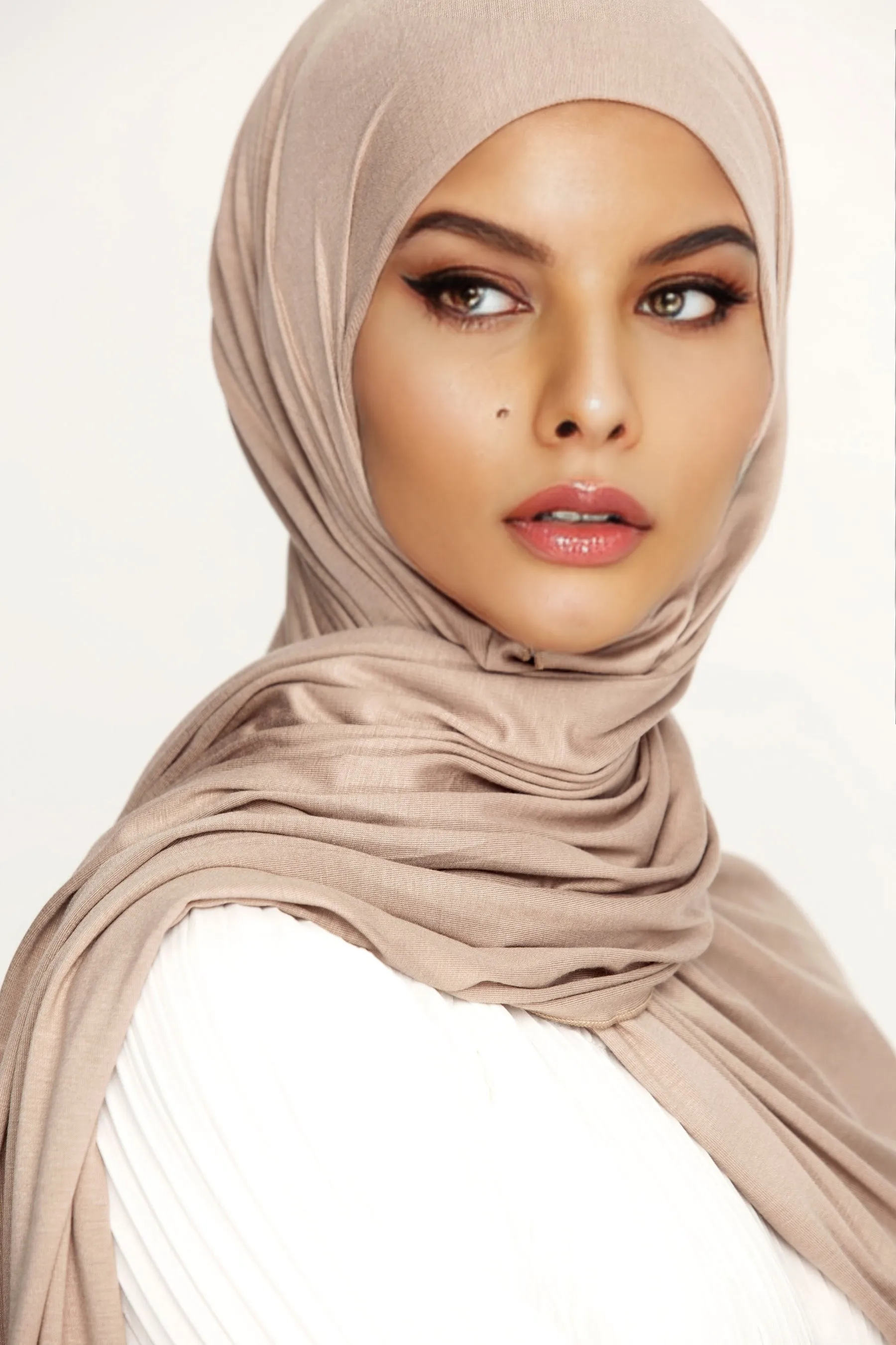 Luxury Jersey Hijab - Caffe