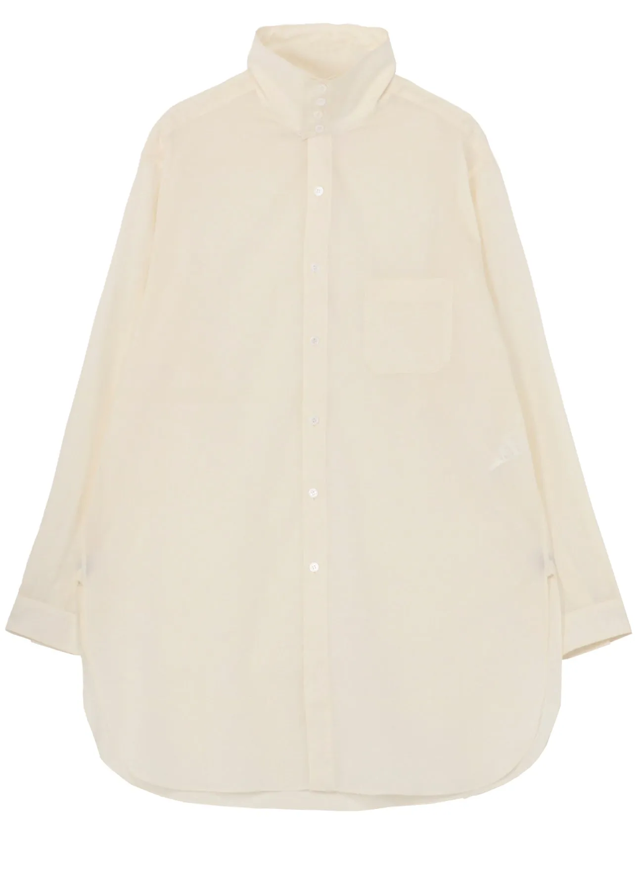 PIECE UNIQUE/AOYAMAC/LAWN STAND COLLAR BLOUSE
