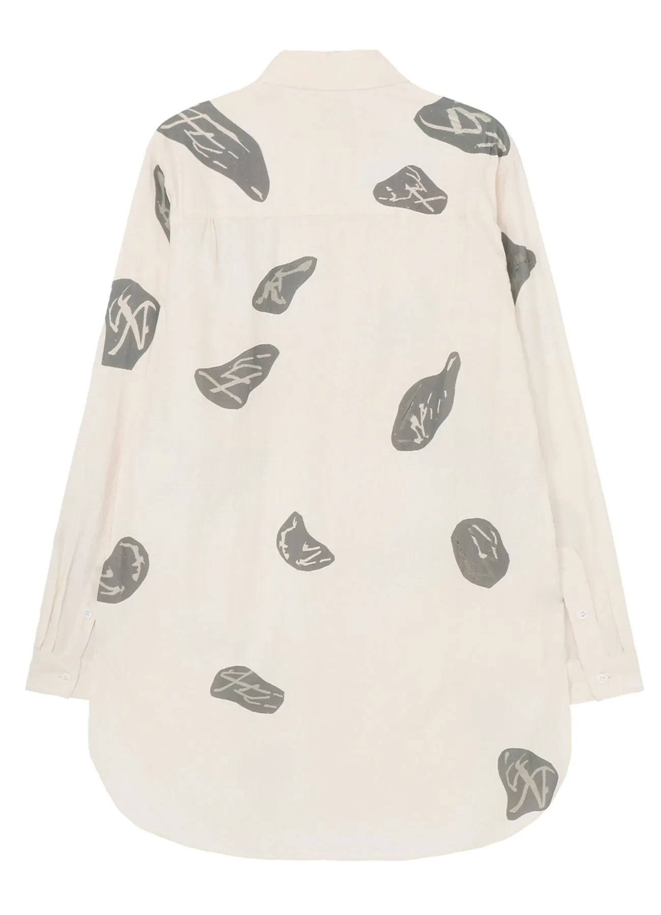 PIECE UNIQUE/AOYAMAGRAY MOTIF PRINT BIG BLOUSE