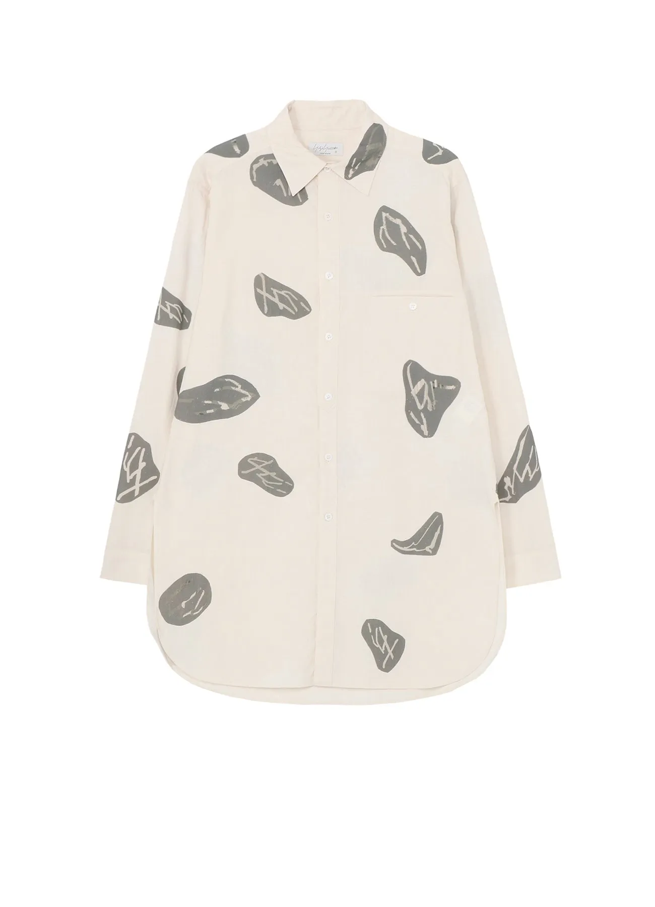 PIECE UNIQUE/AOYAMAGRAY MOTIF PRINT BIG BLOUSE