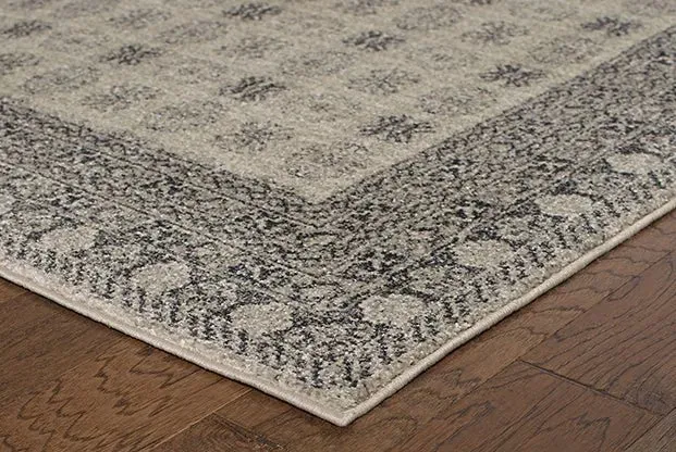 Richmond 4440S Ivory / Grey Rug