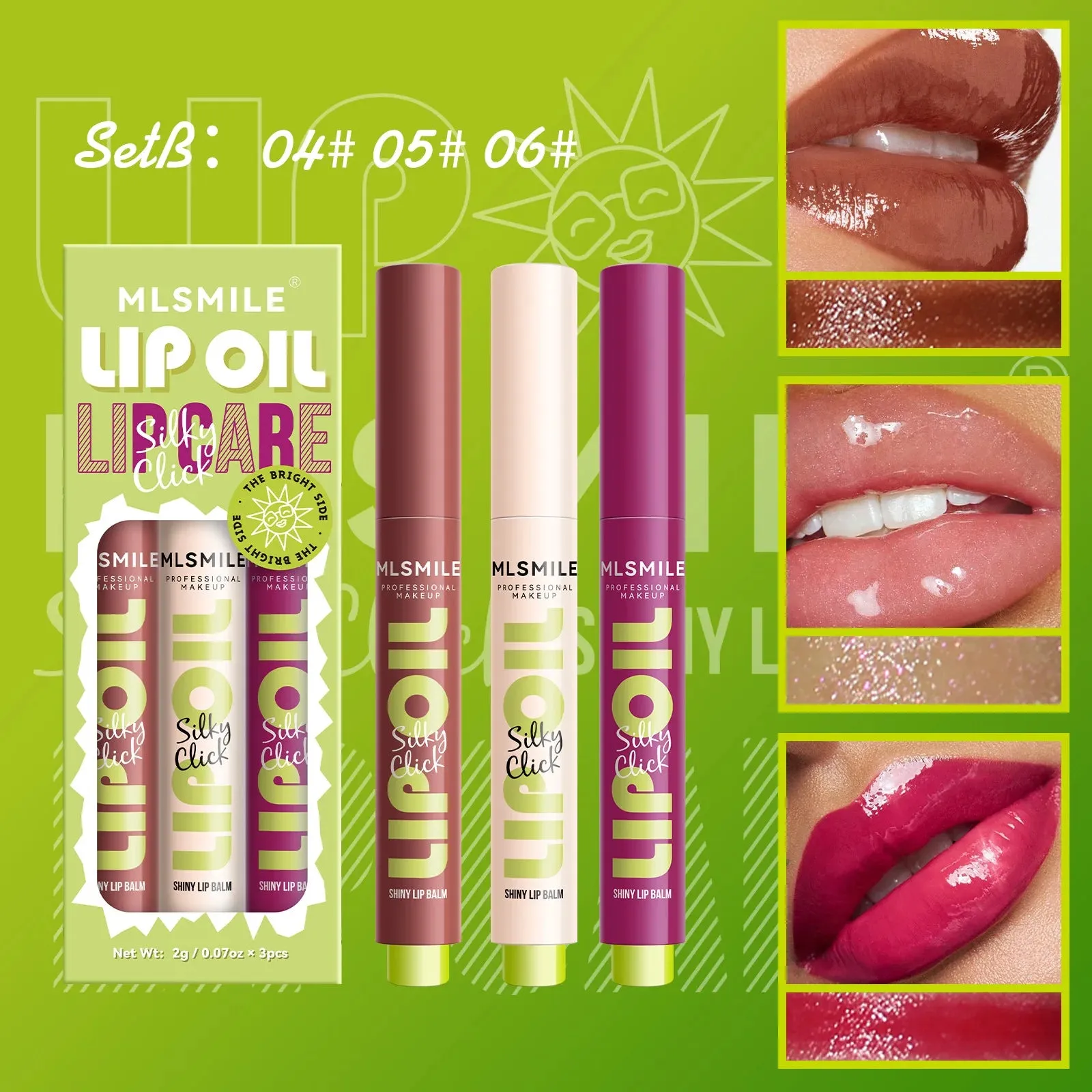 Set Red Pink Long Lasting Waterproof