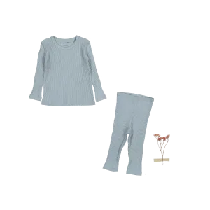 The Legging Set - Ocean Ribbed